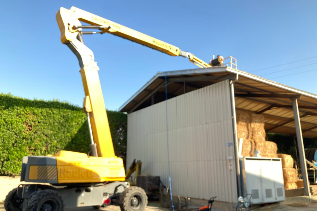 Pulizia pannelli fotovoltaici azienda agricola Veneto residui polvere