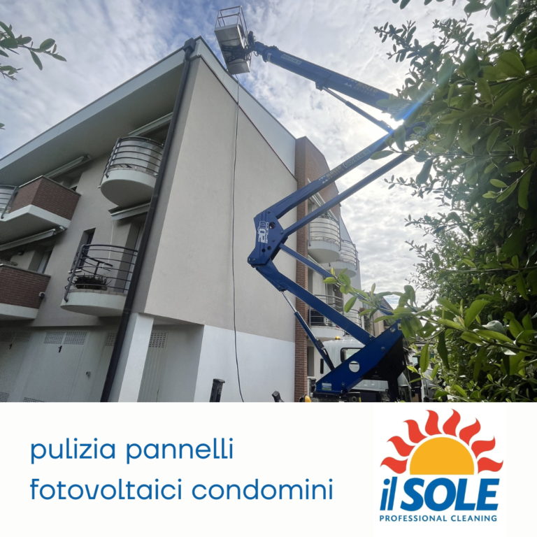 pulizia pannelli impianti fotovoltaici condomini padova impresa il sole
