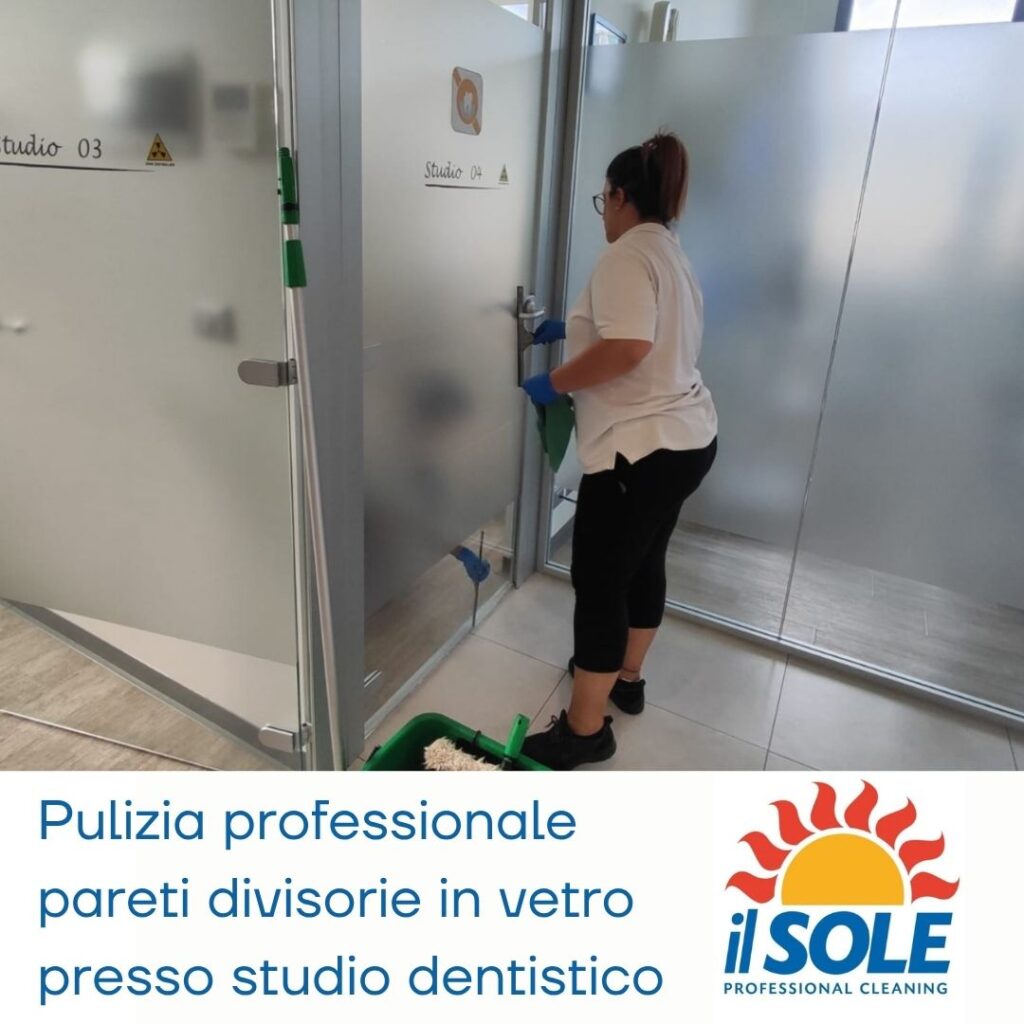 pulizia-pareti-vetro-studio-dentistico-Padova-impresa-Il-Sole