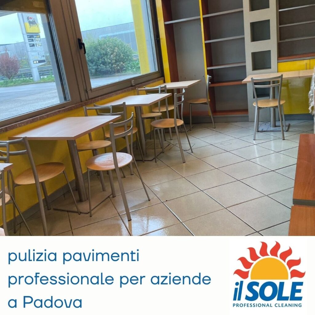 pulizia pavimenti professionale con macchina lava-pavimenti per aziende a Padova